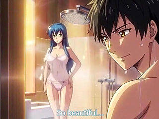 Stepbrother watch stepsister while she is taking shower 3D Anime