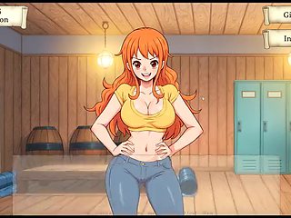 Lusty Buccaneers Parody Hentai Game Ep.3 FIRST paid BLOWJOB for Nami !