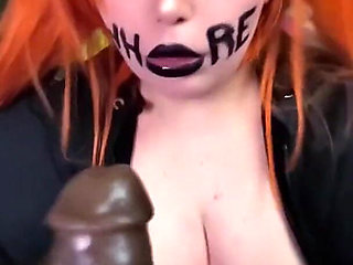 Sneaky Hooters Girl Empties BBC