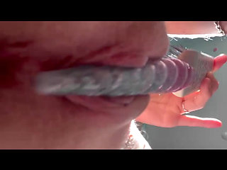 Tight teen pink pussy masterbating