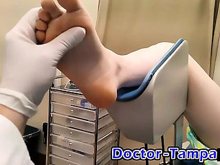 Petite Teen Ditria Rose Gets First Gyno Exam From Neighbor Doctor - All Natural Tits & Shaven Pussy