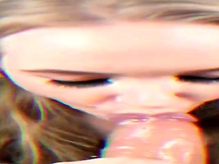 Amateur babe giving a great blowjob in POV home video