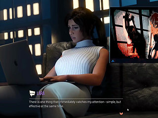 Croft Adventures Hentai Game Parody Ep.8 Librarian Caught Doing BDSM Slave Online!