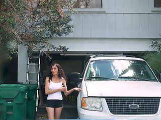 Ginger Bytes gets her pussy pounded by horny Gi Joey