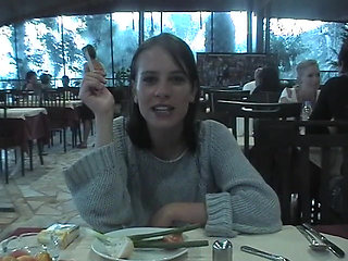 Teen on vacation with her boyfriend