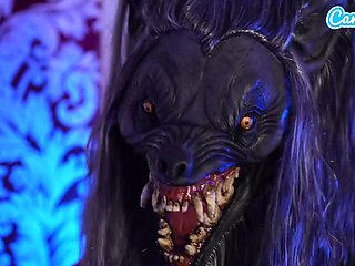 Kaby Snow And Freya Von Doom, Tiny MILFs, Cower Before Jay Celestos Massive BBC Before He