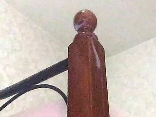 fucking bedpost in the hotel