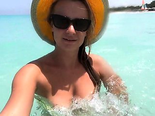 Swimming Naked in Cuba's Atlantic Ocean Waters