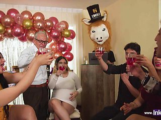 The Pregnancy Party - Makanaky Royalty by InkaSex: Blowjob, Missonary  Big Tits Porn