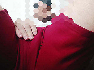 Femboy Scratching the Red Balls