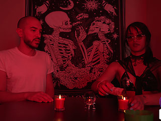 Aura reader seduces her client