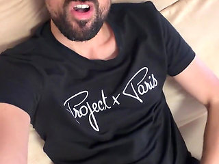 Hot Stepdaddy Jerking off with Sextoy