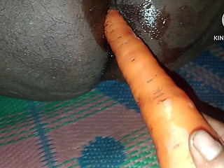 Bhabhi's Ass Fucked with a Carrot