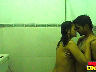 Desi Couple Making Love While Taking Early Morning Shower