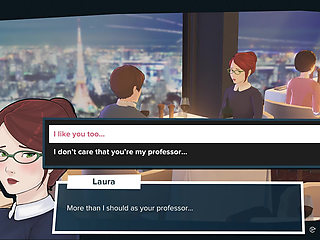Quickie a Love Hotel Story: Professor Giving Foot Job to Her Student in the Restaurant He Busted Nut in His Pants - Episode 6