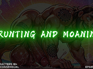 Deep Male Dirty Talk and Grunting