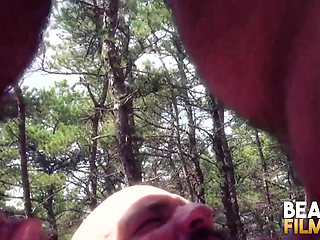 Bearfilms Bears Marc Angelo and Skott Locke Having Outdoor 3way Fuck