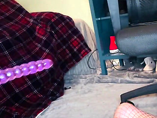 A Gay Man Dressed as a Woman Moves in a Seductive Manner