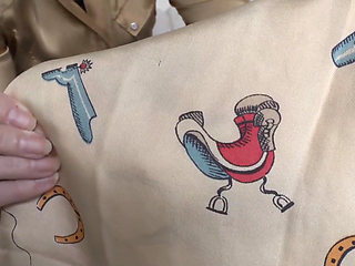 Cum on Stepmother's Silk Scarf, Lady Victoria Valente