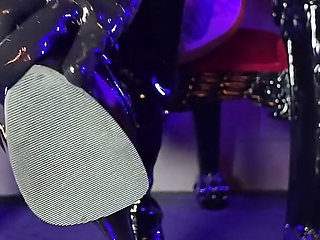 Rachel Rampage Latex Boots Worship
