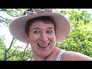 Indecent Outdoor Threesome for a Teen, a BBW Granny and an Old Man