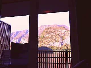 Luring a Stranger in Hallstatt: Balcony Strip & Raw Hotel Use - Deep Swallow Finish