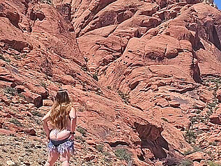 Behind the Scenes Photo Shoot - Ashley at Red Rock Canyon