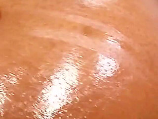 Hottest Busties Scene 4: a Voluptuous Black Woman with Large Oiled Tits Enjoys a Big Cock in Her Pussy and a Creampie