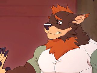 Kappy Kuu gets down in furry yiff action