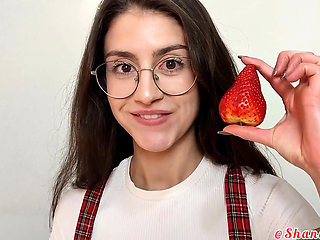 Strawberries with Shana Food Fetish