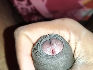 School boy masturbation black colour cock