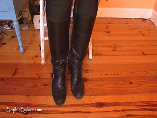 Worship My Riding Boots with Your Tongue