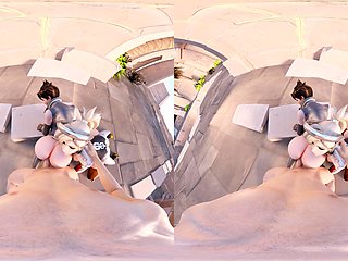 Amateur girlfriend outdoor threesome with cum