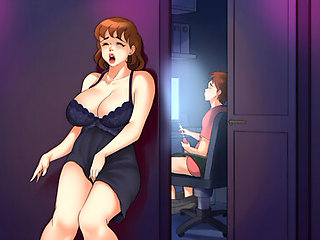 Milfs Plaza #5: My Milf Stepsister-in-law Gets Excited Watching Me Masturbate