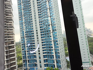 Sperm Dripping Out From Pussy After Getting Fucked on Washing Machine