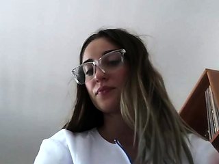 Close up with teen blonde sex doll rubbing her cunt