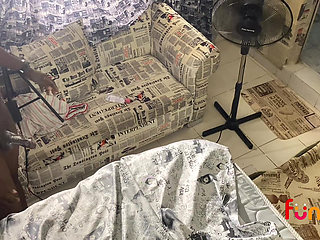 Gisting, Taking Break and Enjoying This Black Thick Pussy