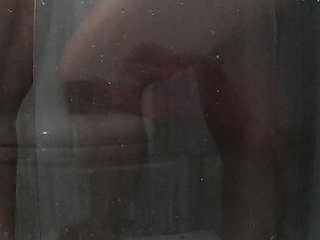 Threesome in the Shower with a Colombian BBW