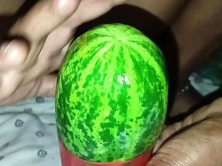 Sexy sister-in-law with big cucumber