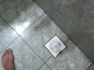 Peeing, massaging, rubbing and tap fucking