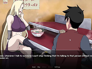 Naruto's appointment with INO to eat Ramen in Ichiraku