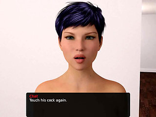 My new roommate: blowjob and facial cumshot on a web cam show ep 4