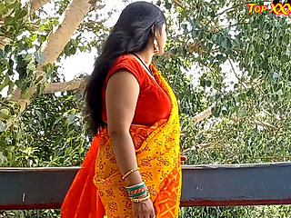 My stepmom seduced me in balcony for hard fuck.