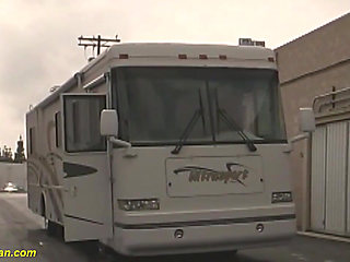 bang van DP for crazy redhead milf