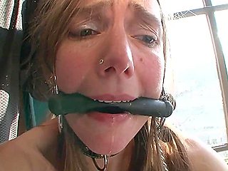 German Bdsm - Slave Girl Anal Squirt