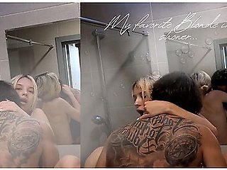 From Shower Moans To Bed Screams: Blonde Gets Her Pussy Destroyed For Hours