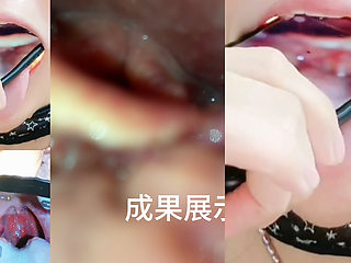 Custom Video, Throat Clamp,uvulafetish, BDSM Throat Training