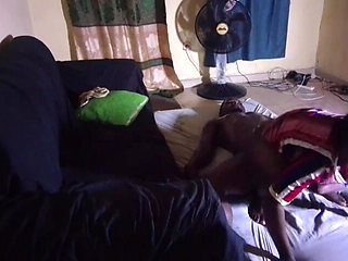 Afro-indian Girl Getting Black Cock Doggy Style