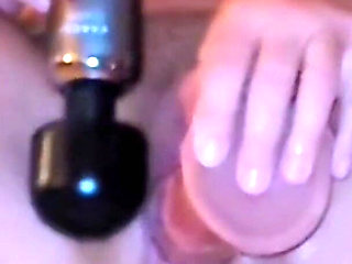 My Strong Massage Stick 'vibroxl Fucks Me Together with the Horny Veined Dildo!