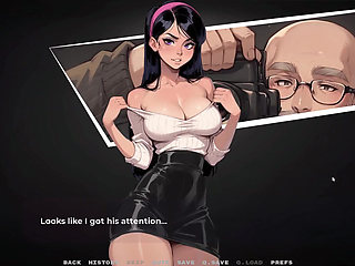 My New Girlfriend  Taboo Hentai Game  Ep.35 My GF Likes to Show Her Latex Panties to Older Man!